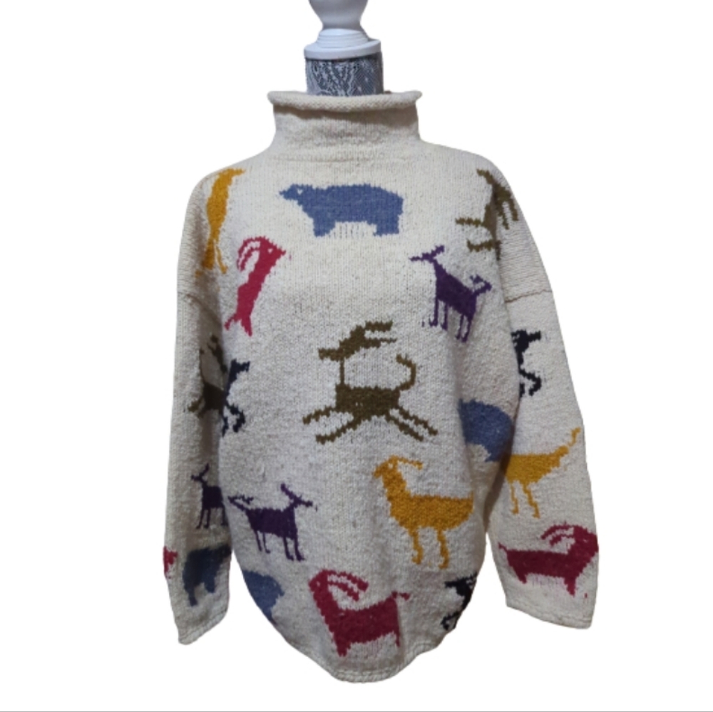 Planet Earth Imports Bolivian wool hand knit sweater